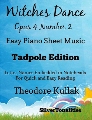 Witches Dance Opus 4 Number 2 Easy Piano Sheet Music 2nd Edition