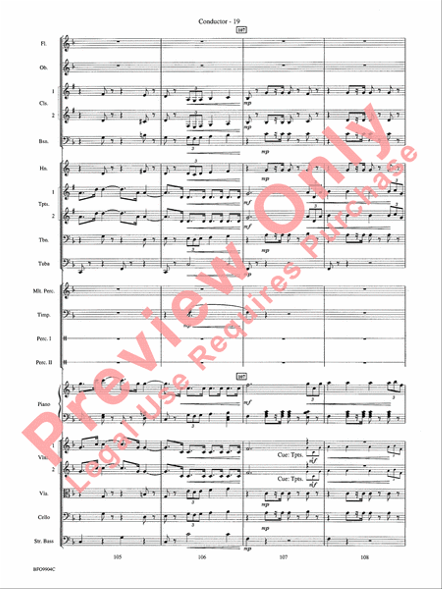 Commencement Suite Full Orchestra scores gallery preview page 22