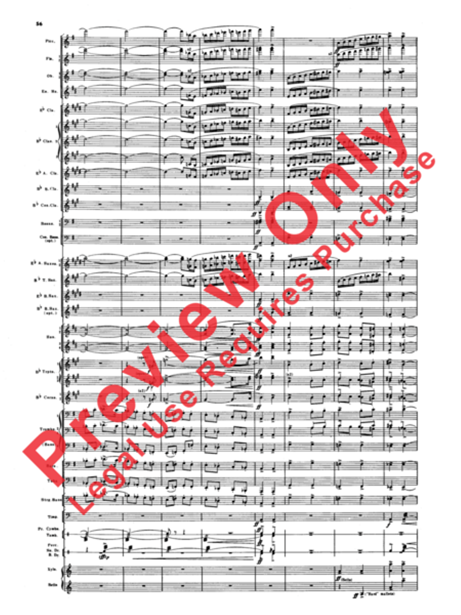 Armenian Dances, Part 1 Armenian Dances, Part 1 Concert Band scores gallery preview page 57