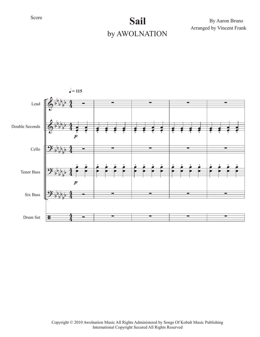 Sail Steel Drum Band scores gallery preview page 2