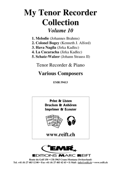 My Tenor Recorder Collection Volume 10 image number null