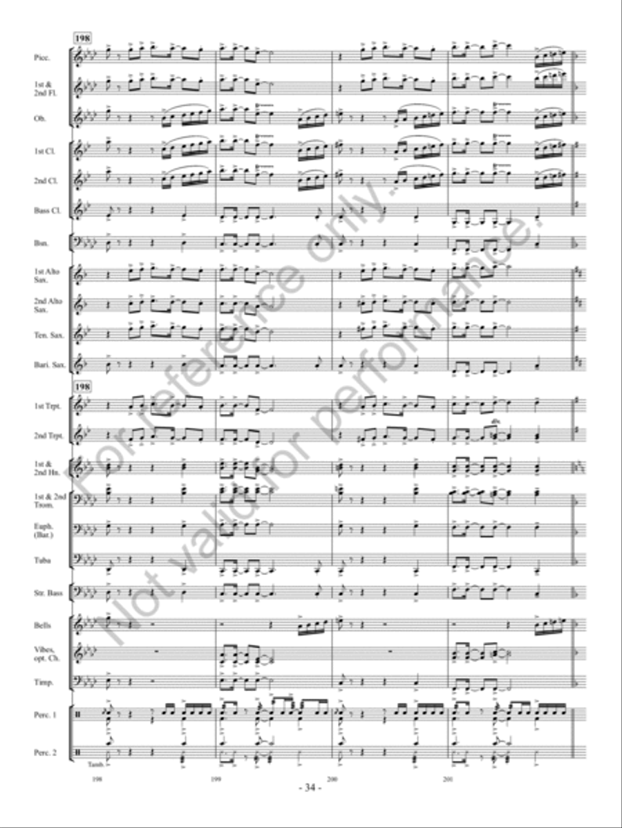 As Spring Arrives Concert Band scores gallery preview page 33