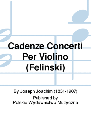 Cadenzas to Violin Concertos