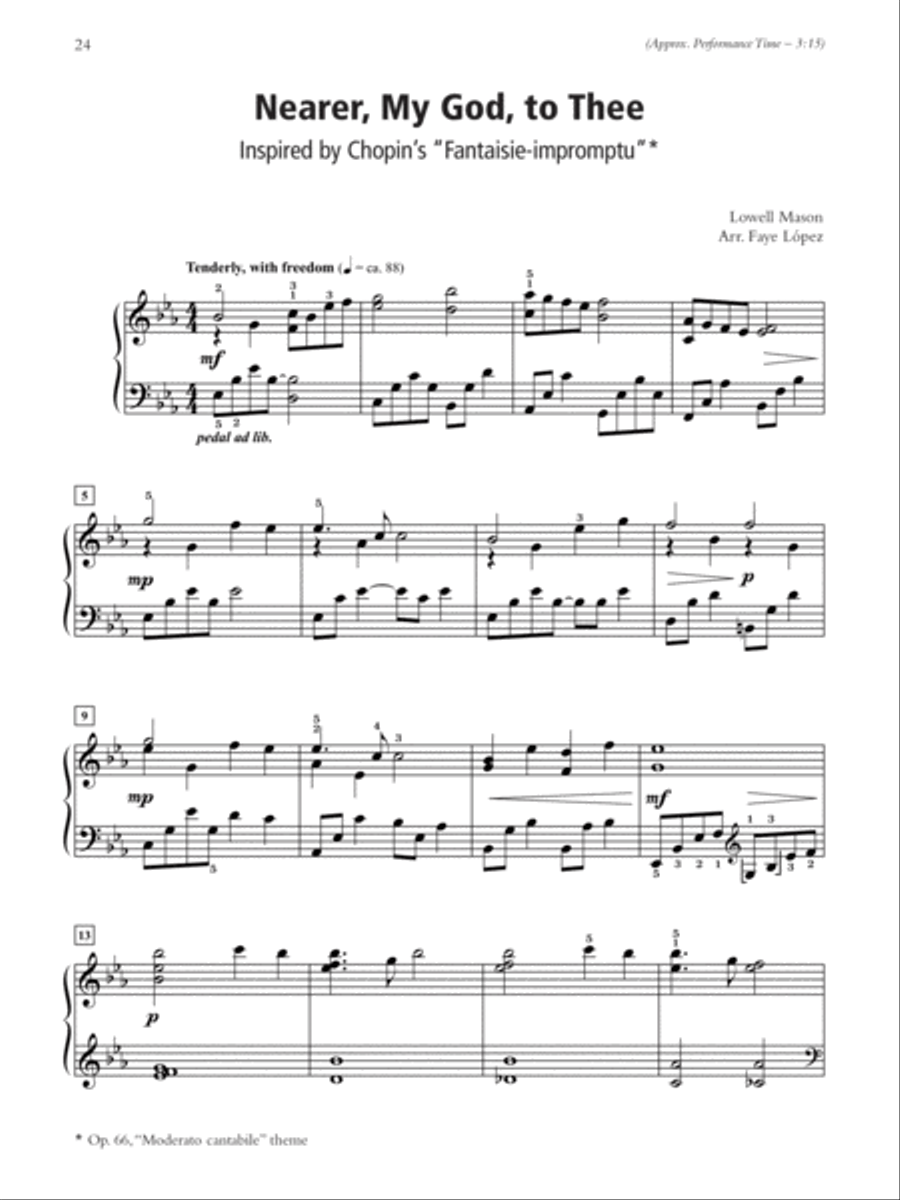 A Romantic-Style Service Piano Solo scores gallery preview page 4
