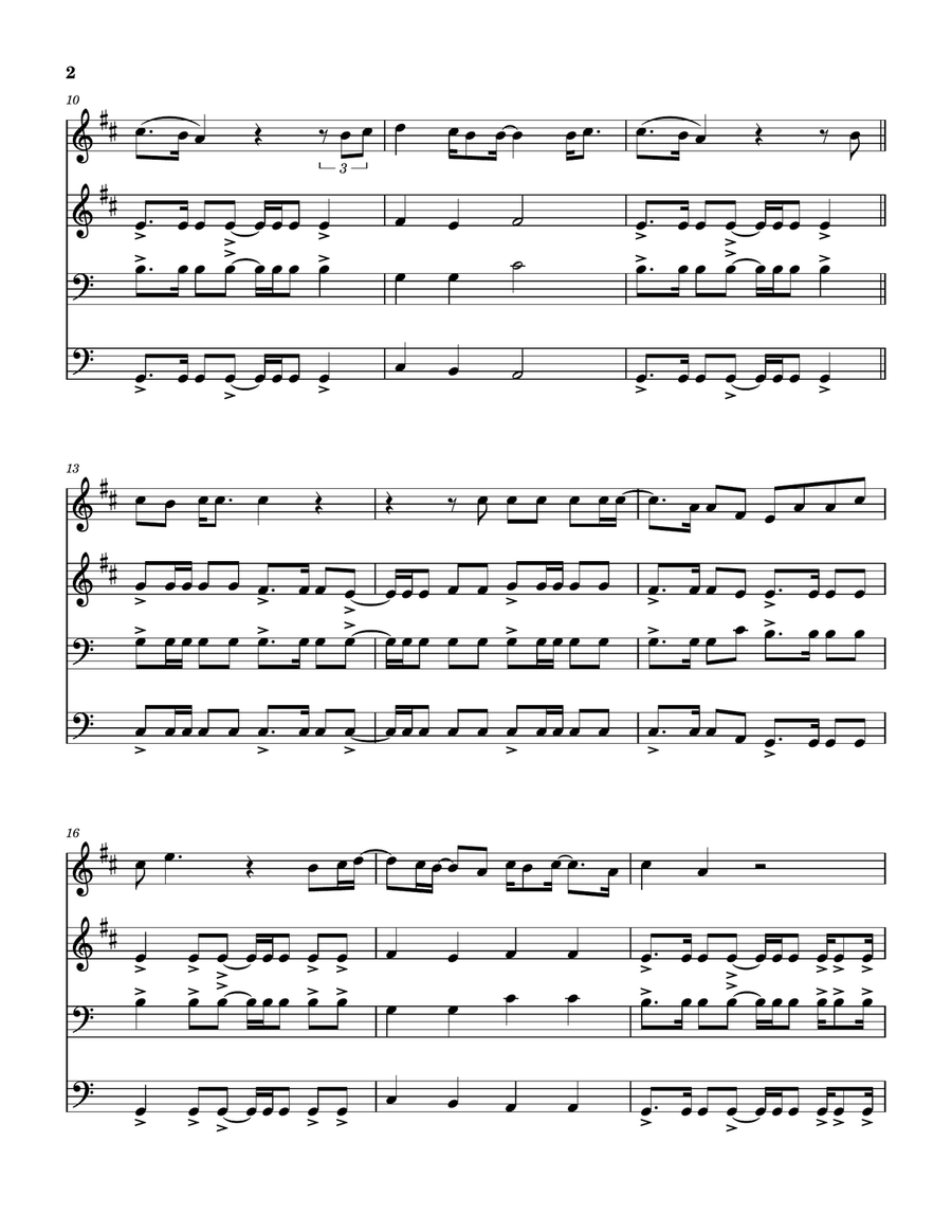 Darling, Be Home Soon Trombone scores gallery preview page 3
