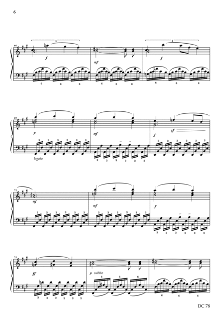 Three Impressionist Sketches Piano Solo scores gallery preview page 6