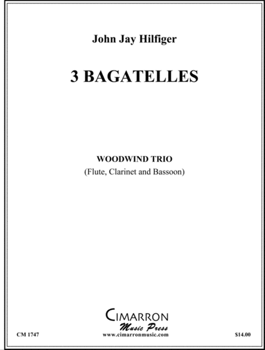 Three Bagatelles Bassoon scores gallery preview page 1