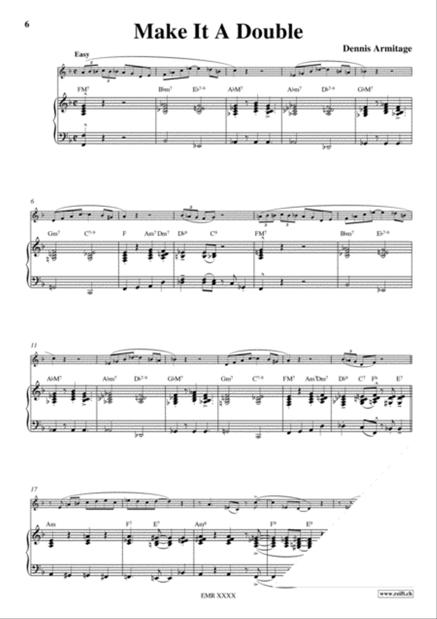 Be-Bop Clarinet Solo scores gallery preview page 4