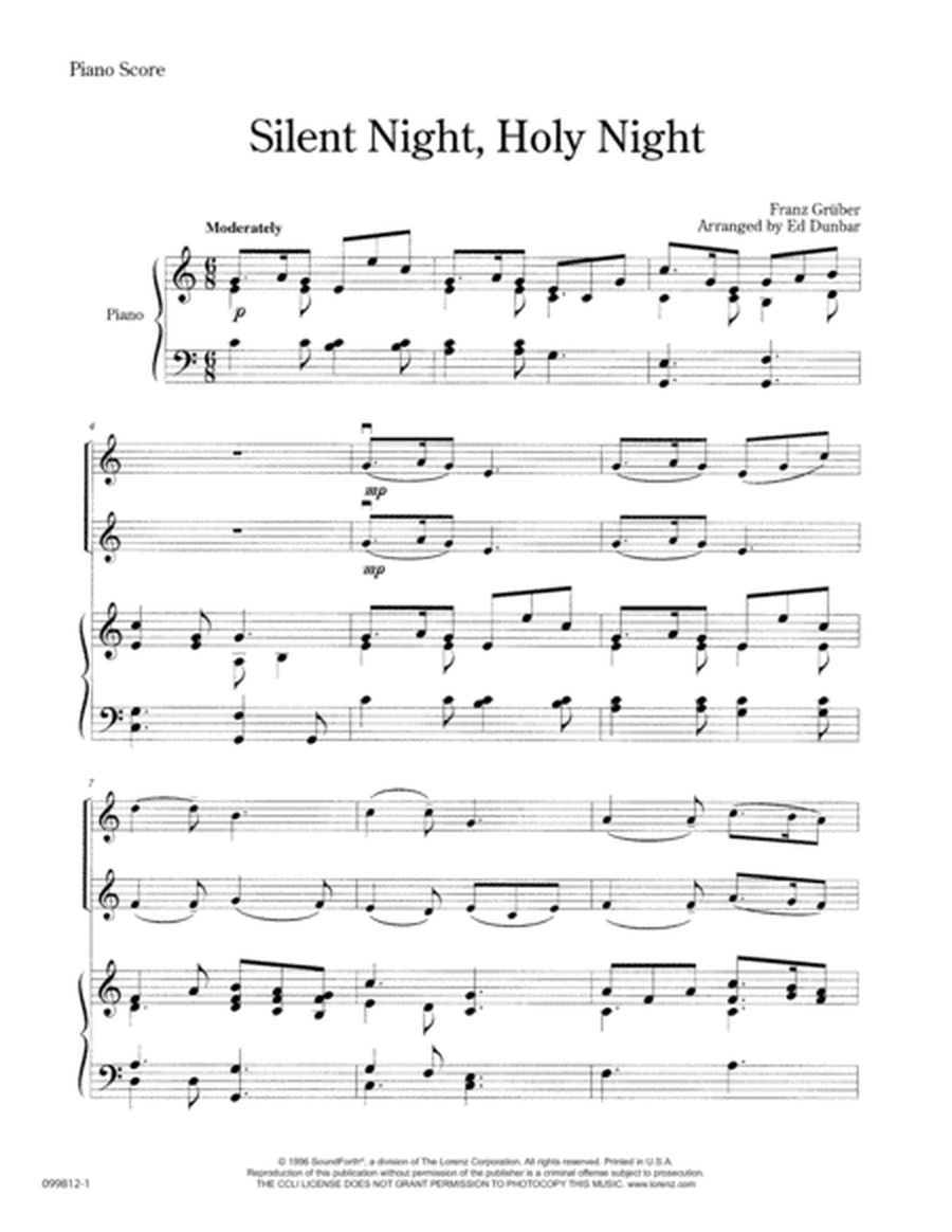Silent Night, Holy Night - Violin Duet
