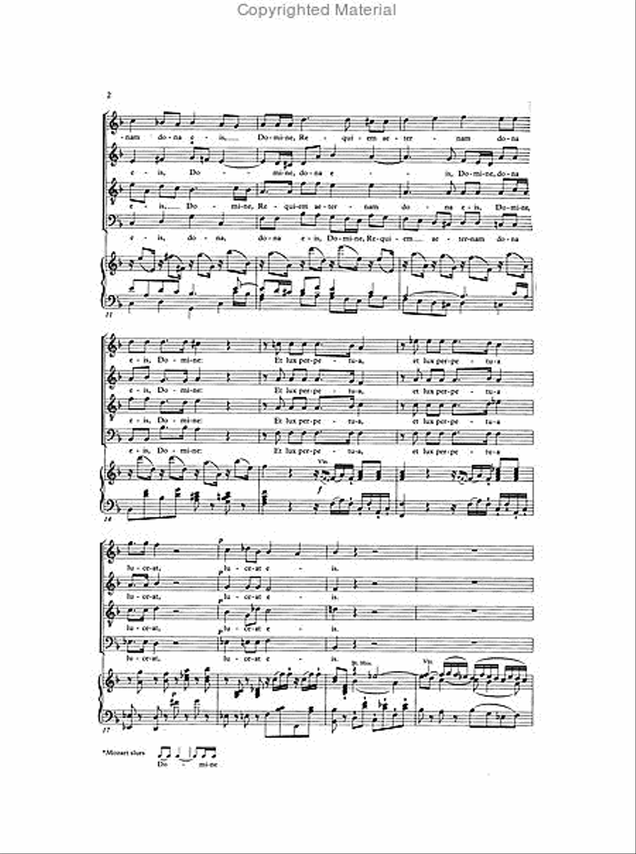 Requiem K.626 Requiem K.626 4-Part scores gallery preview page 3