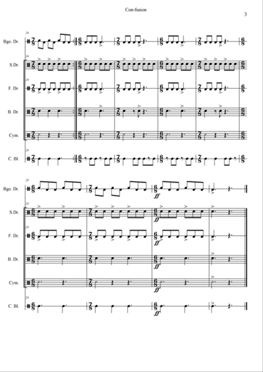 Confusion School and Community scores gallery preview page 4