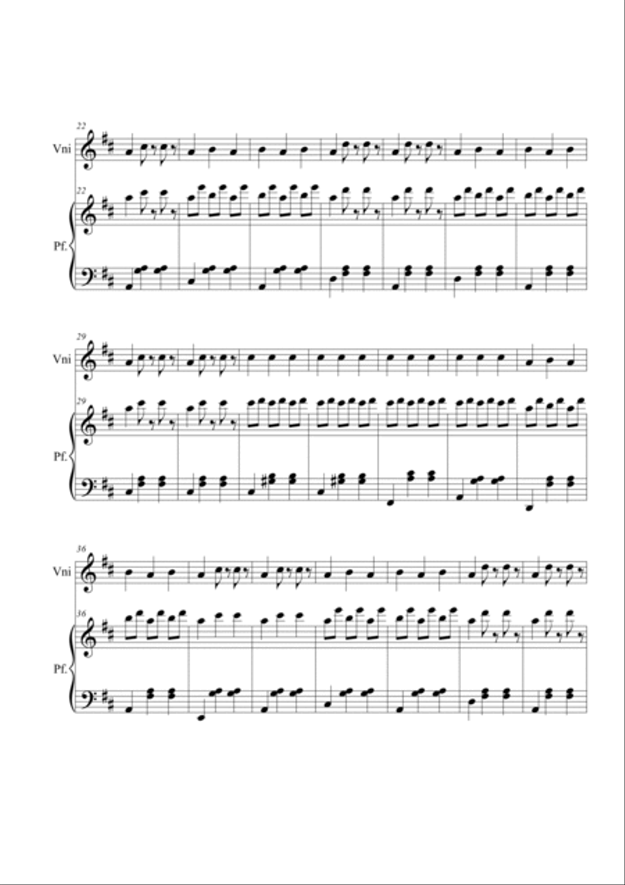 The Skaters waltz. Violin and piano Violin Solo scores gallery preview page 2