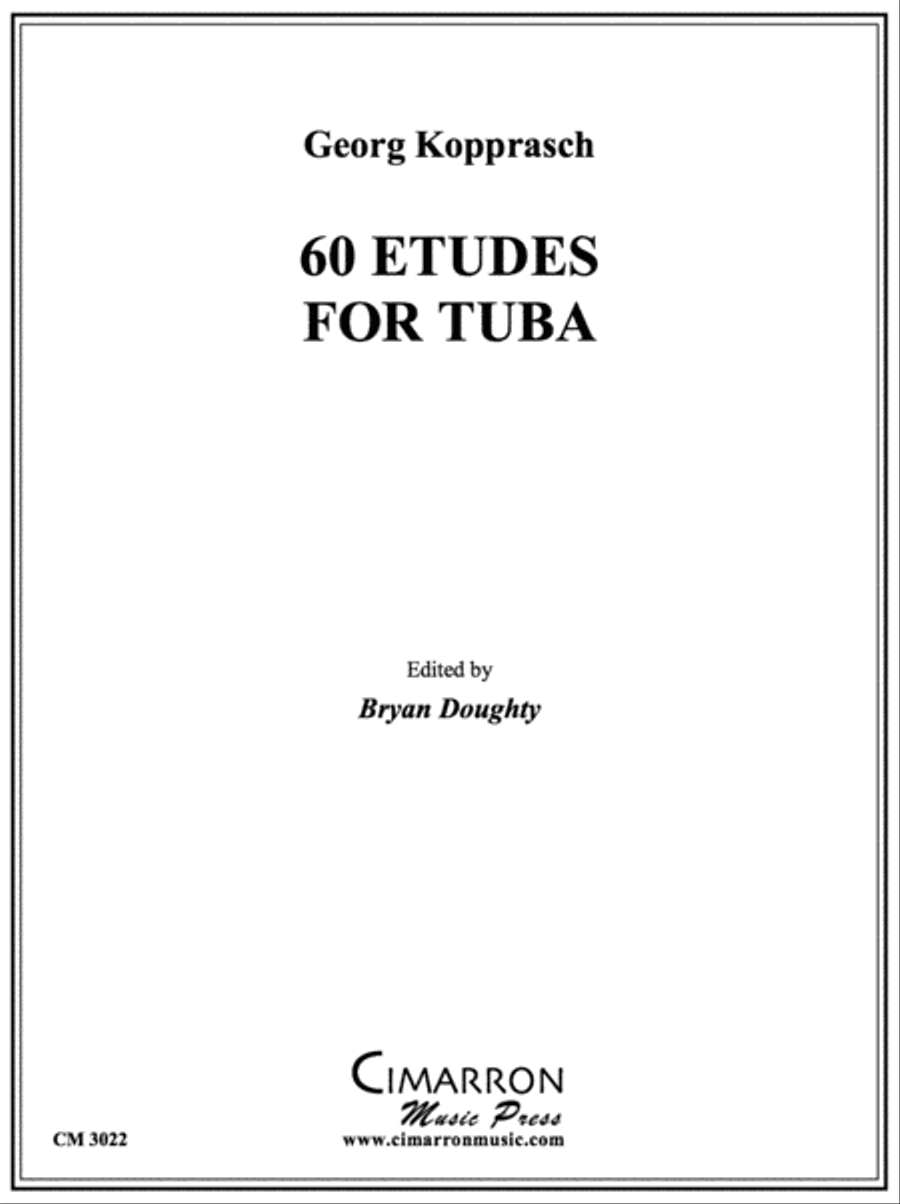 60 Etudes for Tuba