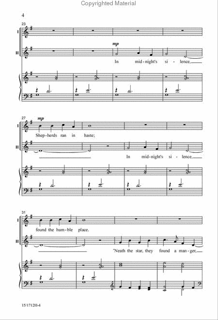 In Midnight's Silence In Midnight's Silence 2-Part scores gallery preview page 4