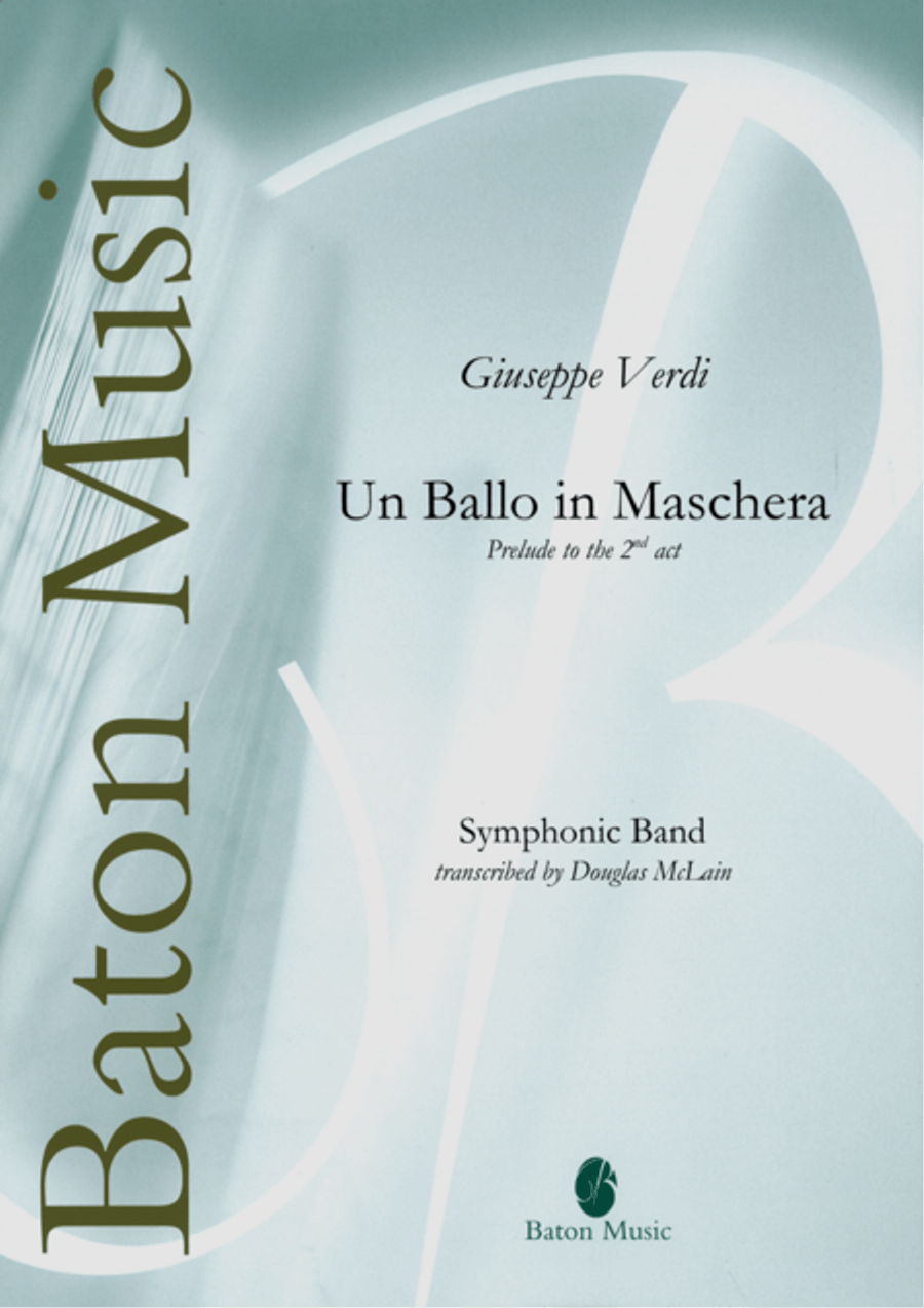 Un Ballo in Maschera Concert Band scores gallery preview page 1