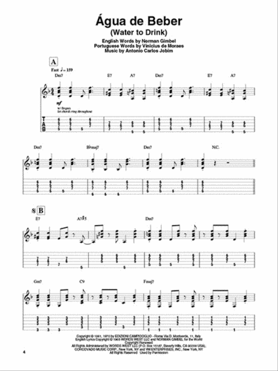 Latin Guitar Tablature scores gallery preview page 3