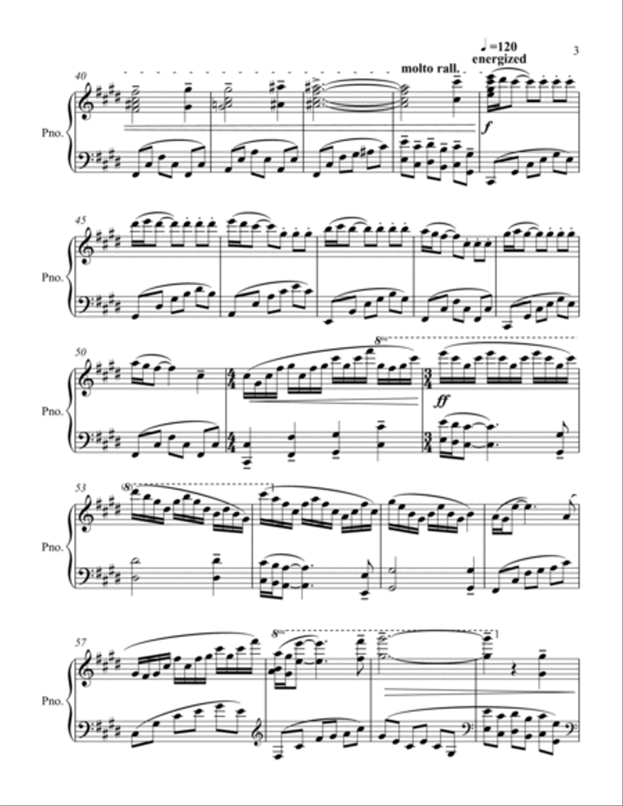Snow in Spring Snow in Spring Piano Solo scores gallery preview page 3