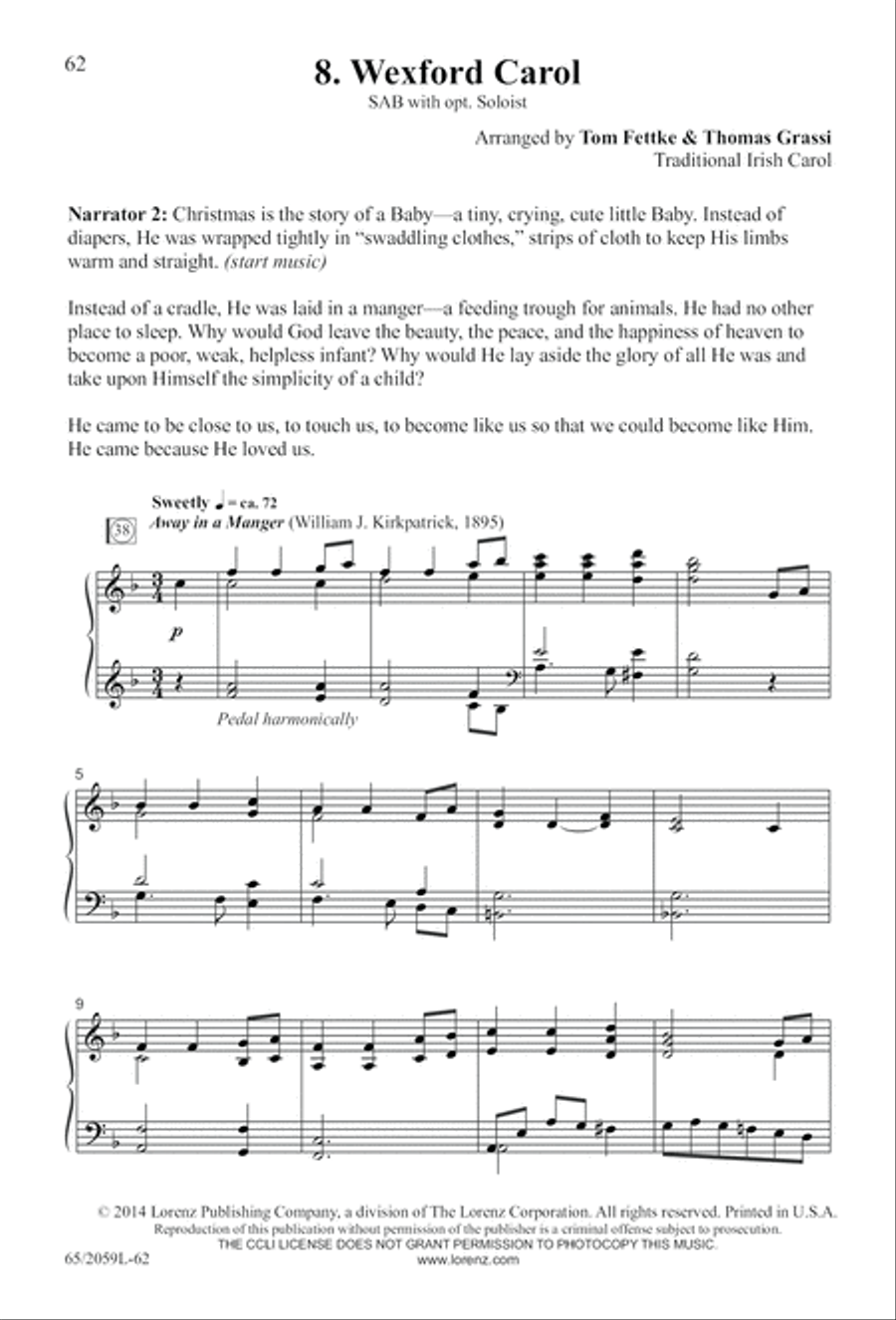 The Christmas Story The Christmas Story 3-Part scores gallery preview page 63