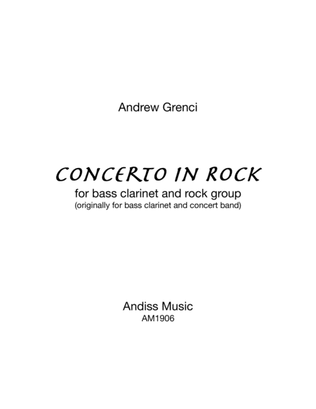 "Concerto in Rock" for bass clarinet and rock group
