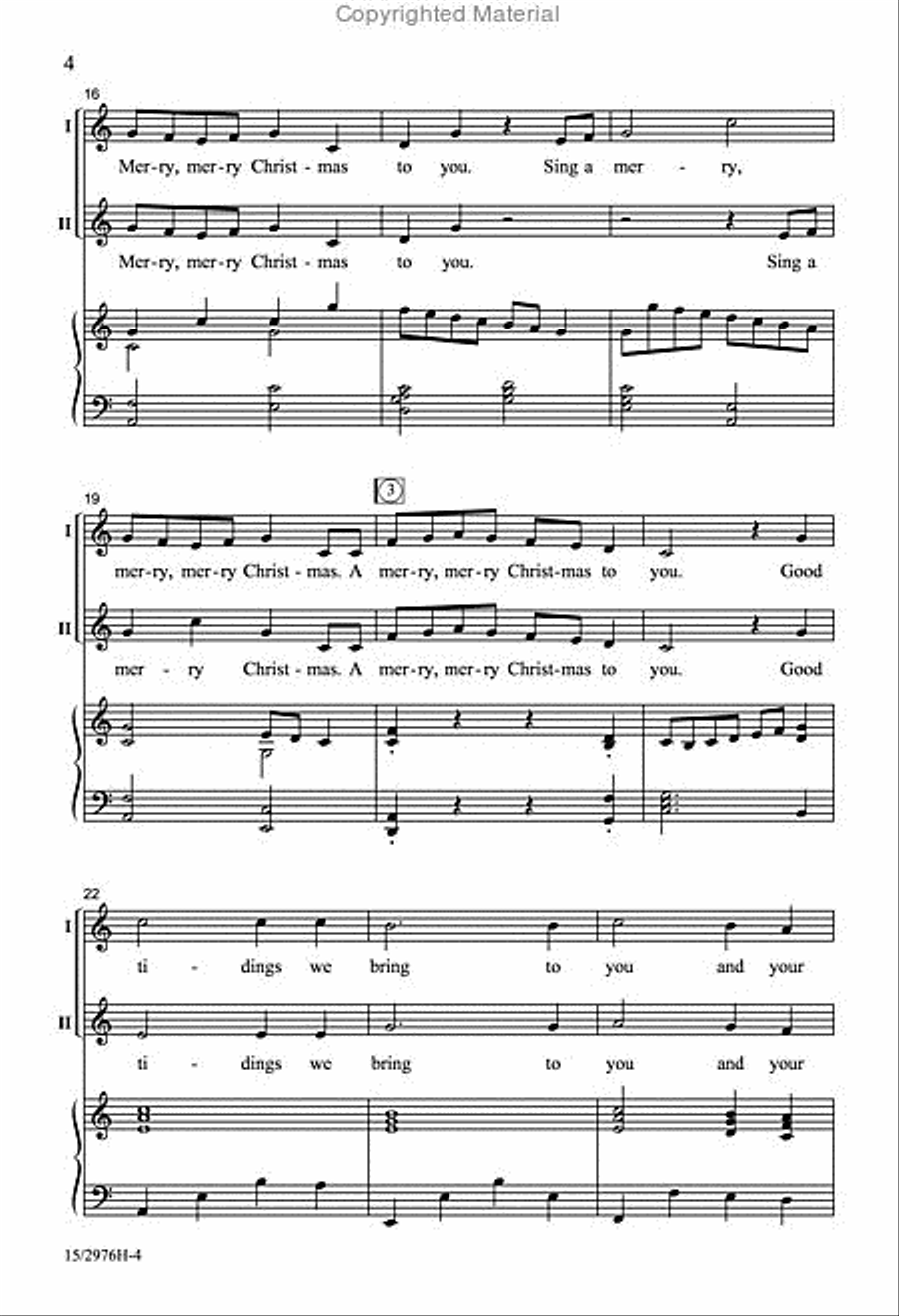 A Merry, Merry Christmas to You! 2-Part scores gallery preview page 4