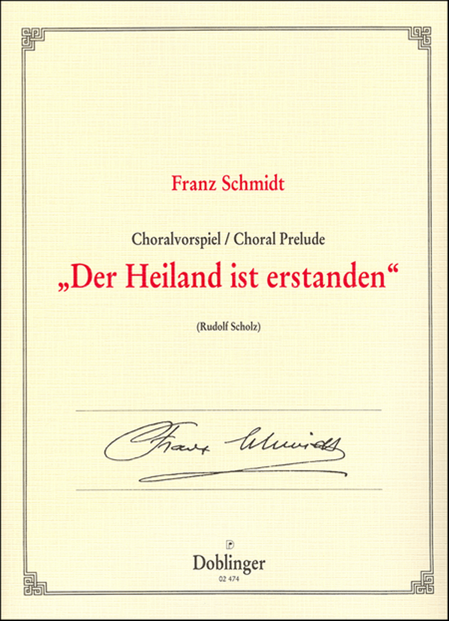 Der Heiland ist erstanden