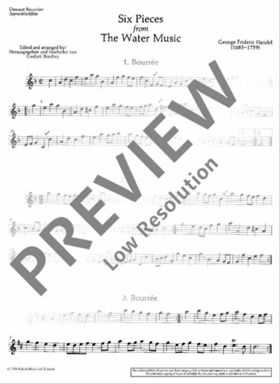6 Pieces Soprano Recorder scores gallery preview page 16