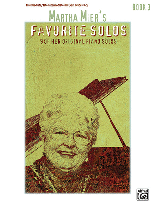 Book cover for Martha Mier's Favorite Solos, Book 3