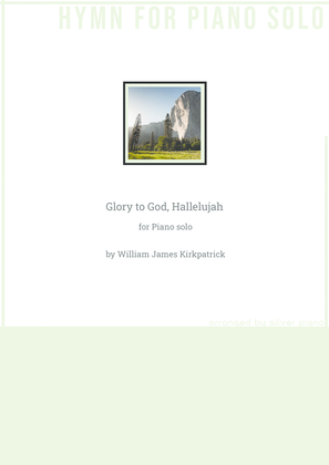 Book cover for Glory to God, Hallelujah (PIANO HYMN)