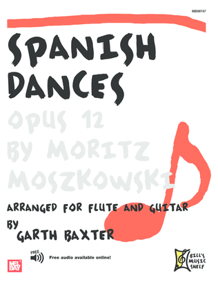 Book cover for Spanish Dances, Opus 12