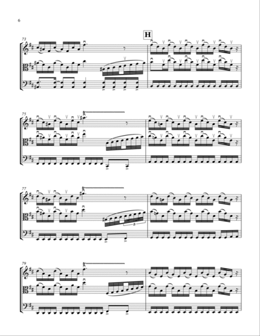 Hotel California Hotel California String Trio scores gallery preview page 6