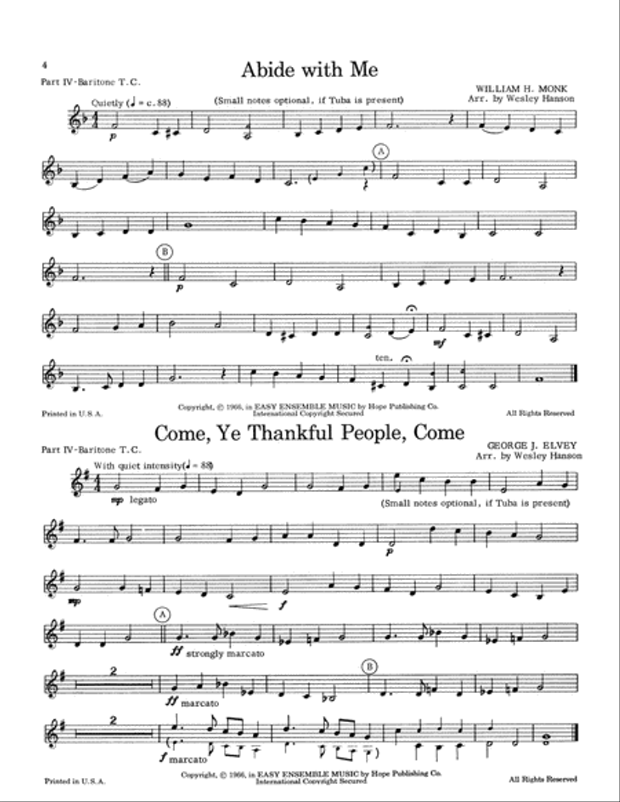 Easy Ensemble Music Part scores gallery preview page 6