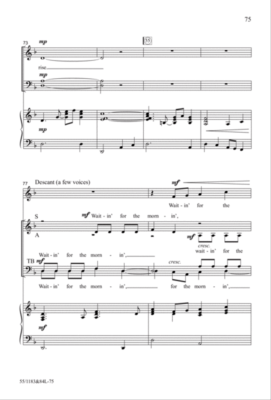Come to the Cross and Remember 4-Part scores gallery preview page 54