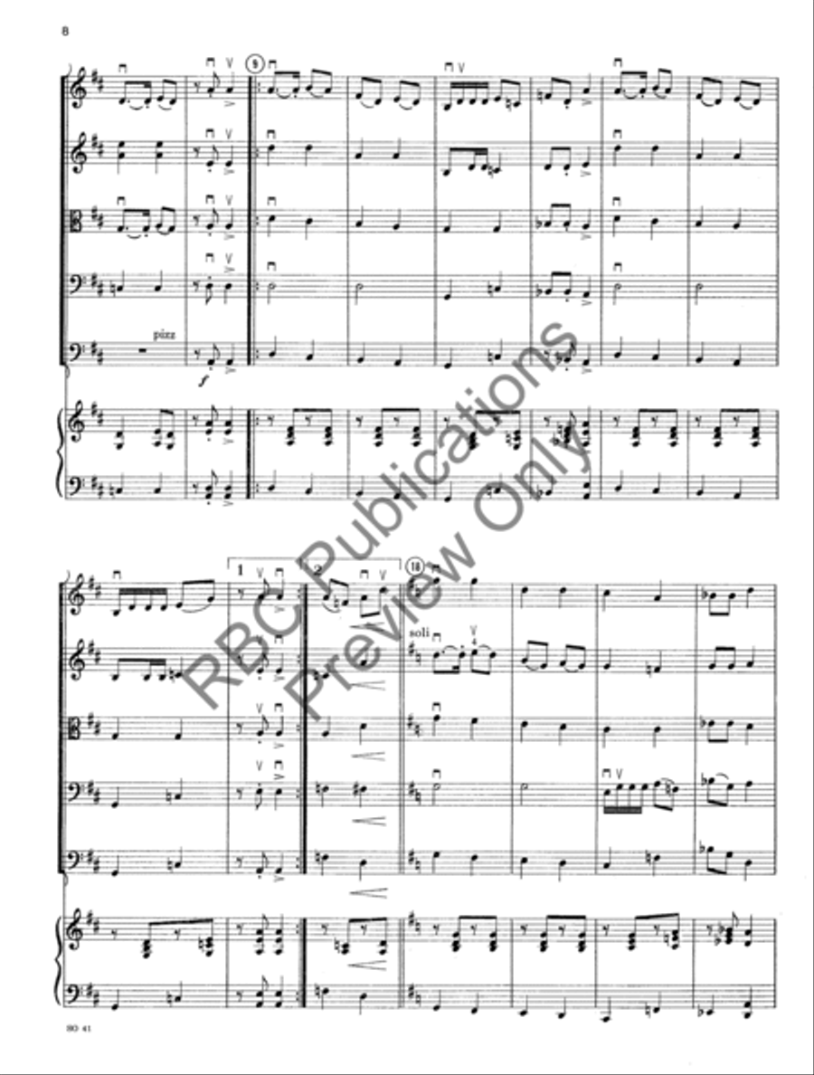 Colorado Suite String Orchestra scores gallery preview page 11