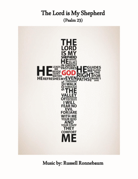 Psalm 23: "The Lord is My Shepherd" (Piano and Soprano) image number null