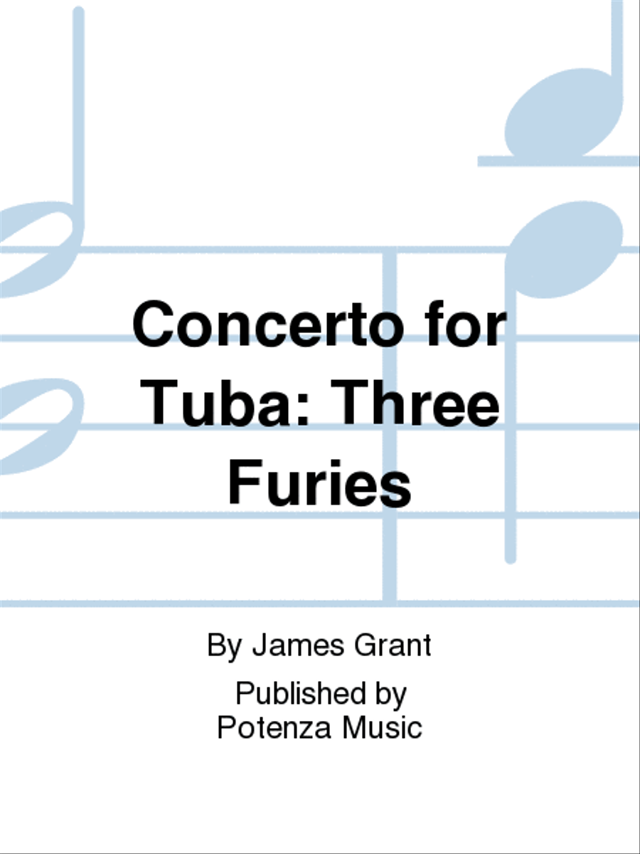 Concerto for Tuba: Three Furies Tuba scores gallery preview page 1