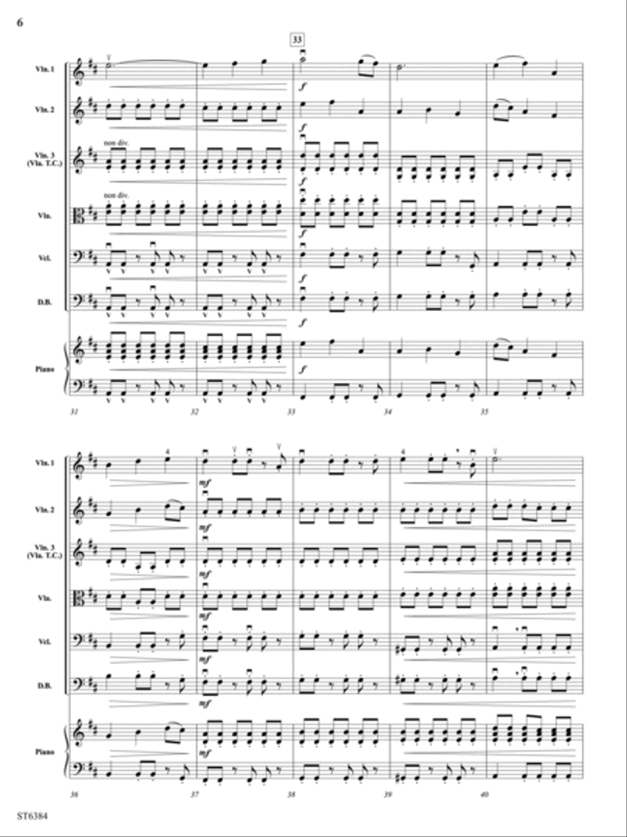 Forever Joyful!: Score Forever Joyful!: Score String Orchestra scores gallery preview page 6