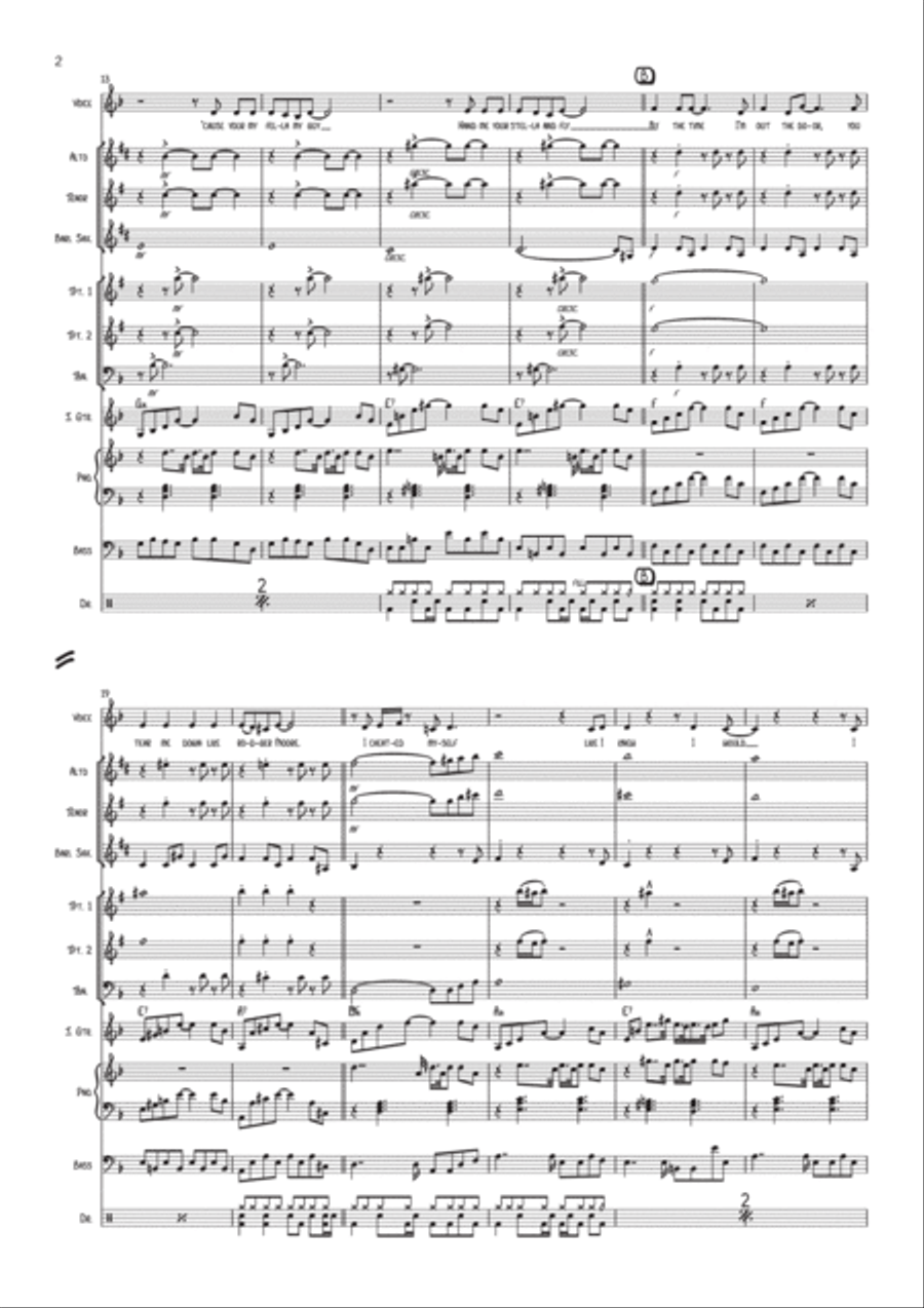 You Know I'm No Good You Know I'm No Good Jazz Ensemble scores gallery preview page 3