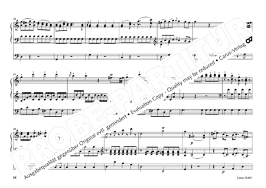 17 Church sonatas Organ Solo scores gallery preview page 69