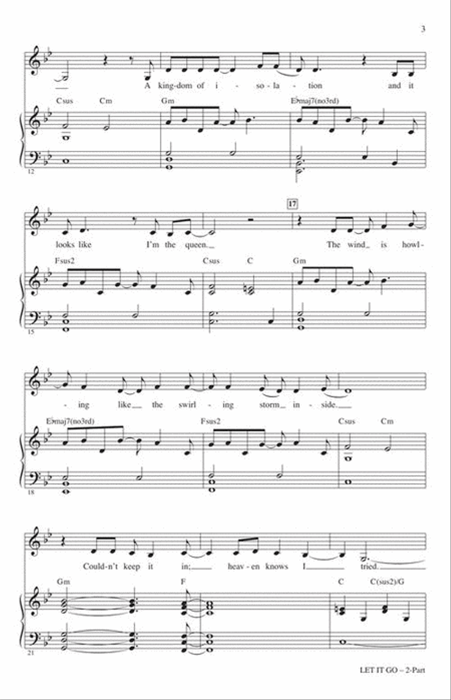 Let It Go Let It Go 2-Part scores gallery preview page 4