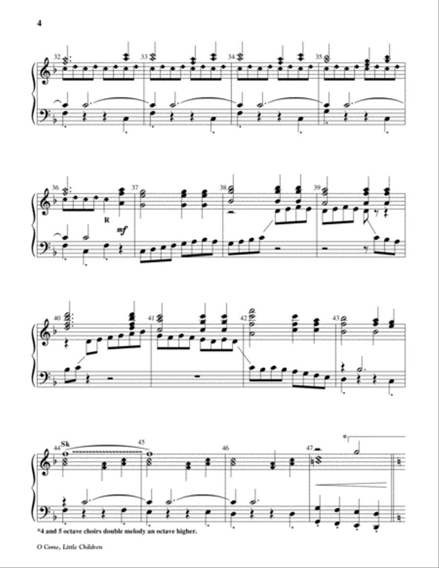 O Come, Little Children O Come, Little Children 5-Octaves scores gallery preview page 11
