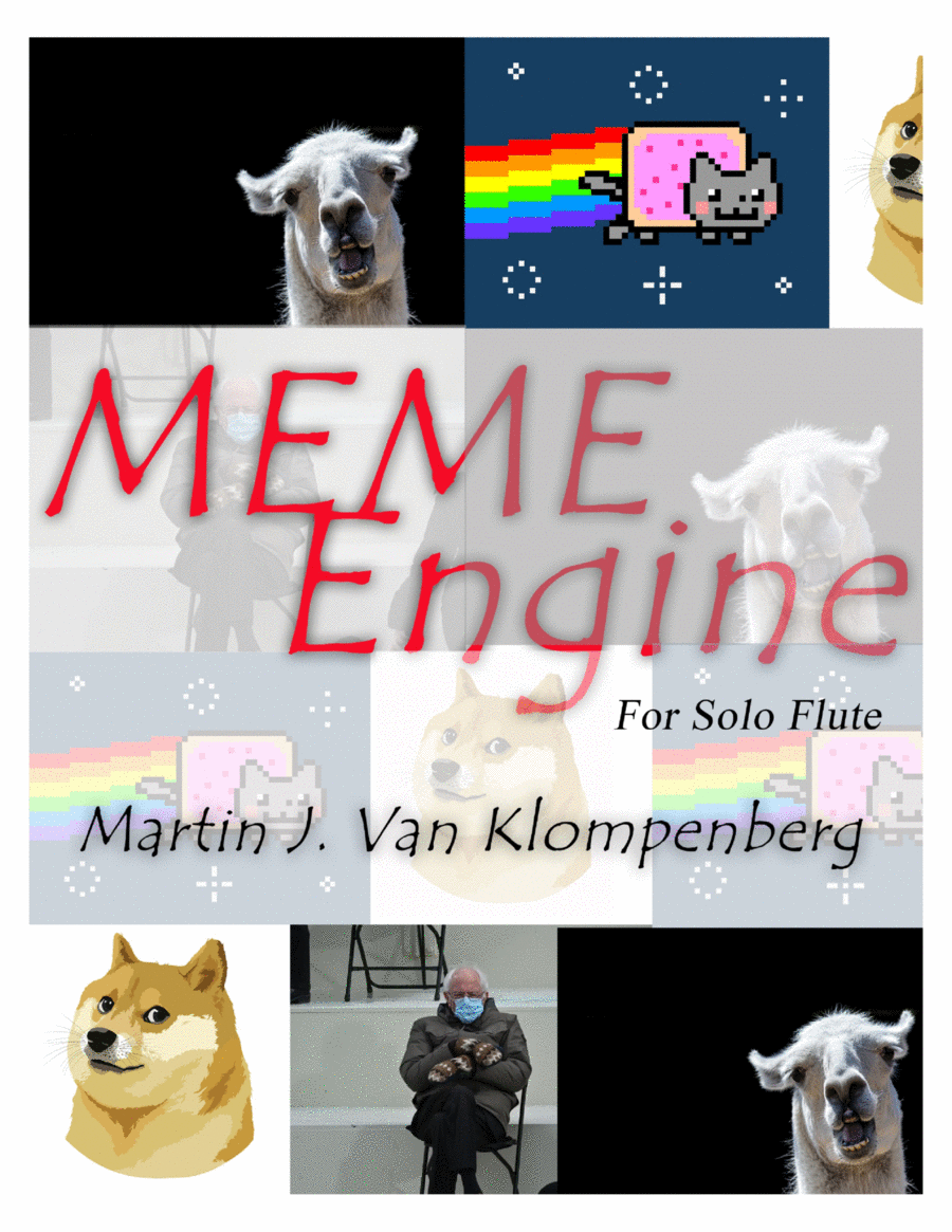 Meme Engine Flute Solo scores gallery preview page 1