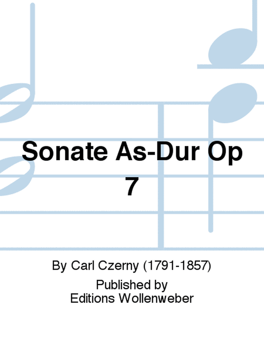 Sonate As-Dur Op 7