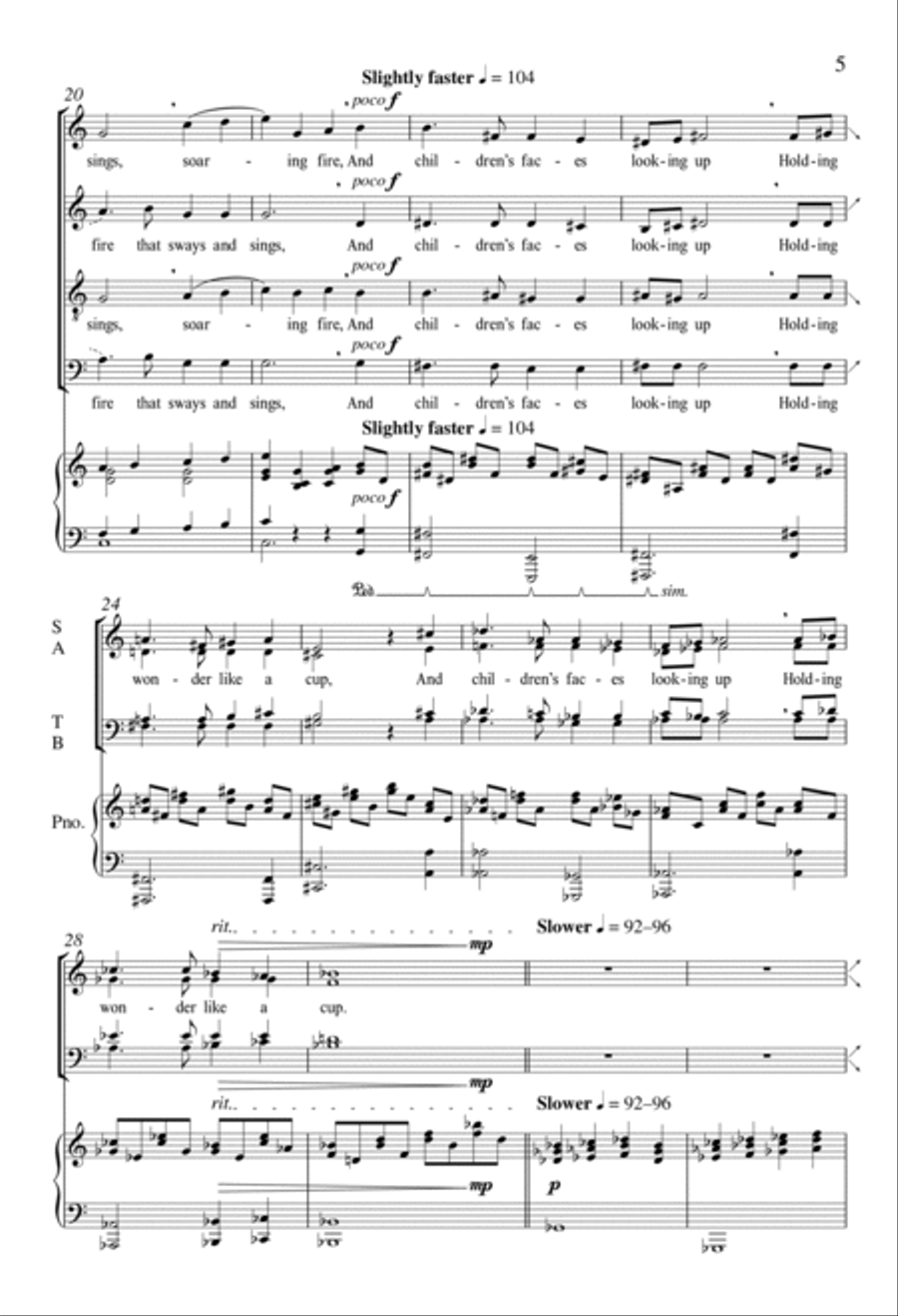Life Has Loveliness 4-Part scores gallery preview page 4