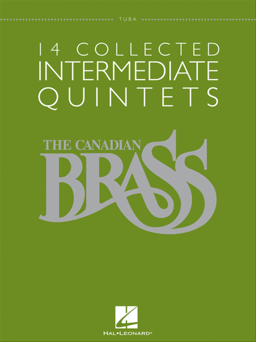 14 Collected Intermediate Quintets Brass Quintet scores gallery preview page 1