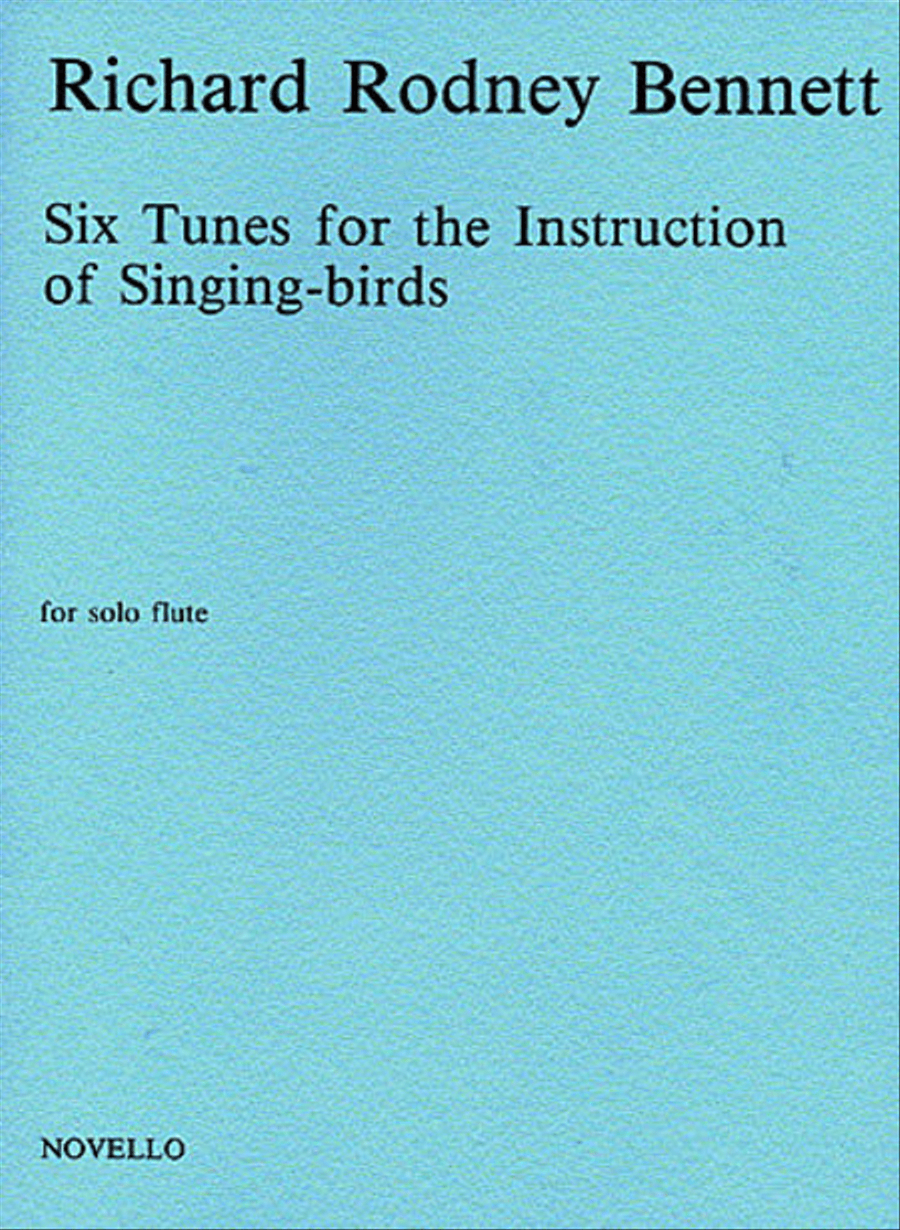 6 Tunes for the Instruction of Singing-Birds Flute Solo scores gallery preview page 1