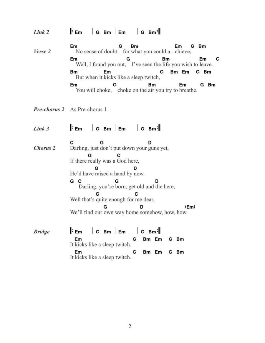 Papillon Acoustic Guitar scores gallery preview page 2