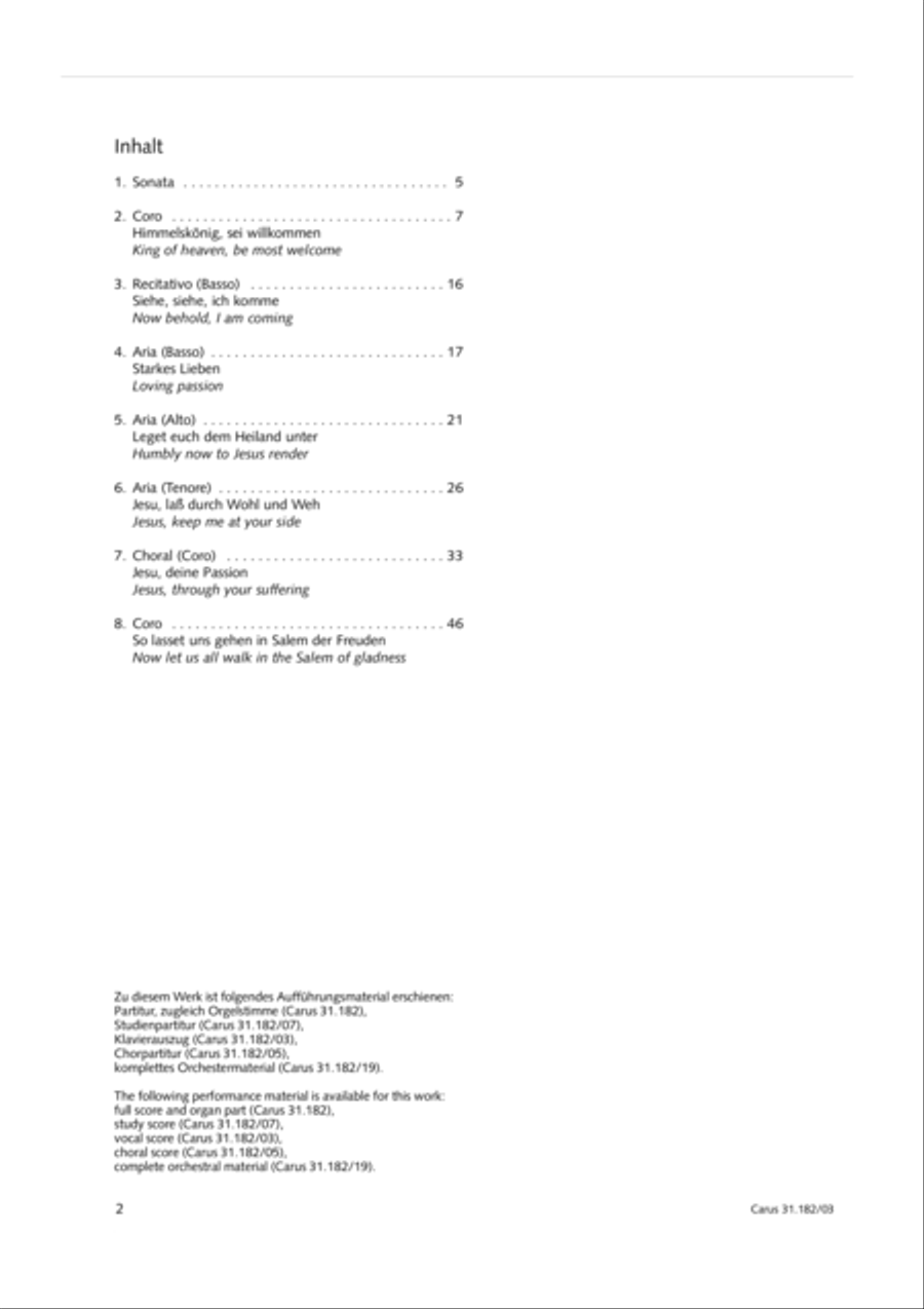 Himmelskonig, sei willkommen (King of heaven, be most welcome) ATB scores gallery preview page 3