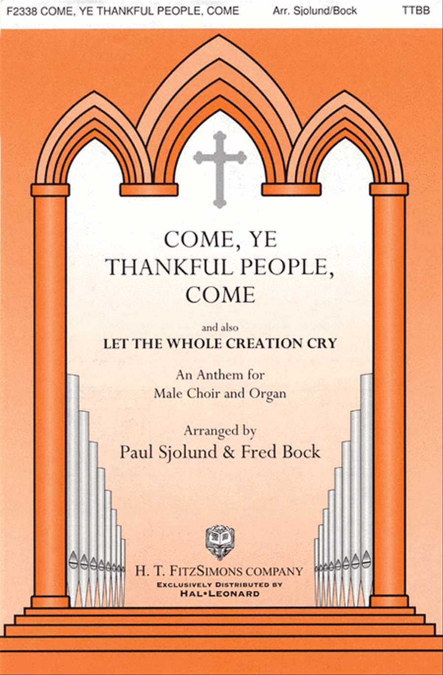 Come, Ye Thankful People, Come TTBB scores gallery preview page 1