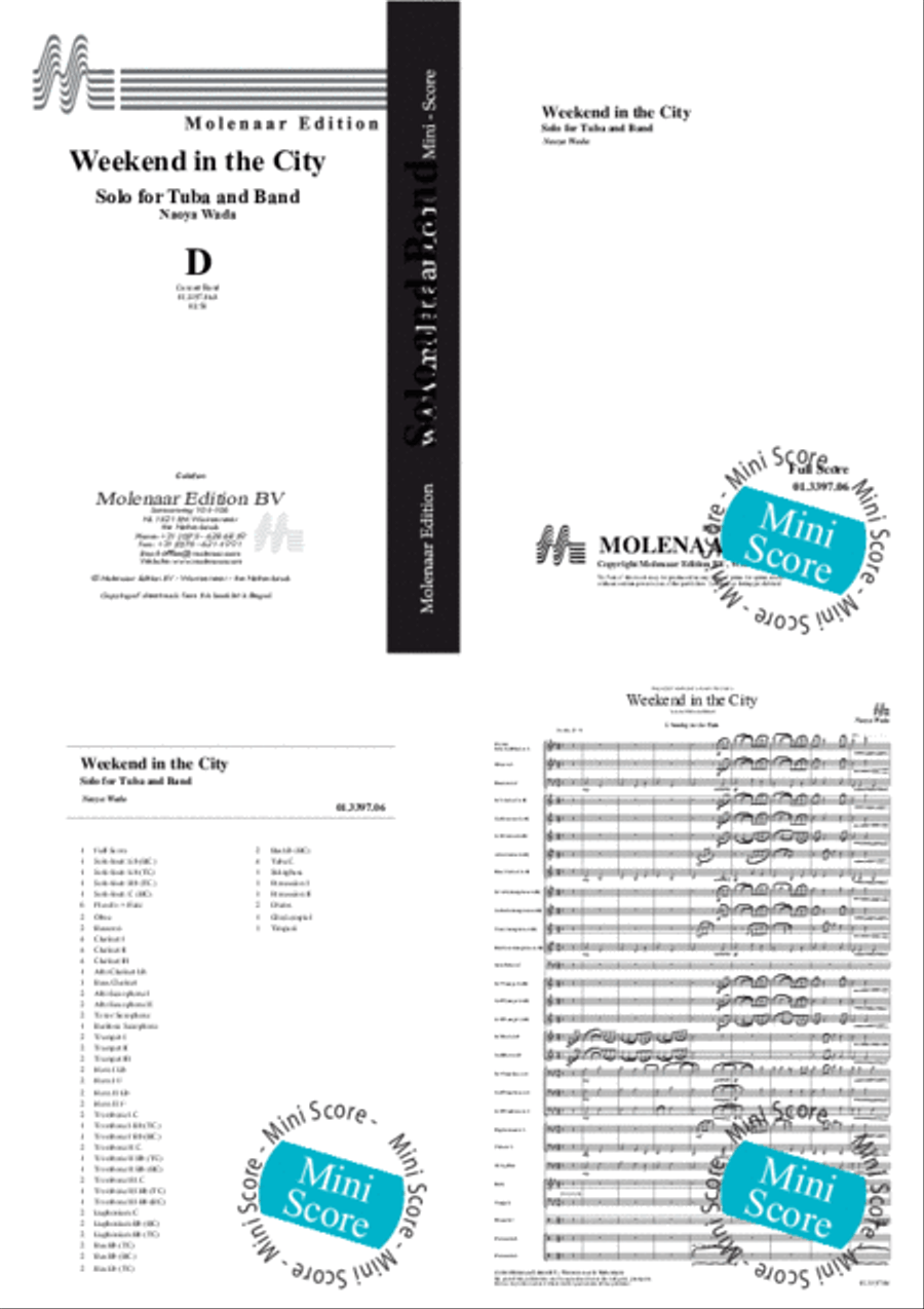Weekend in the City Concert Band scores gallery preview page 2