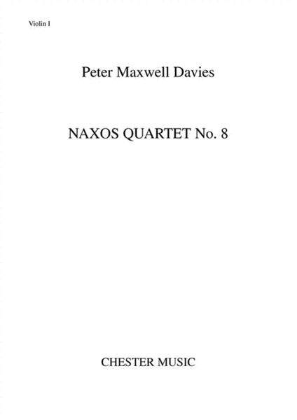 Naxos Quartet No.8 (Parts)